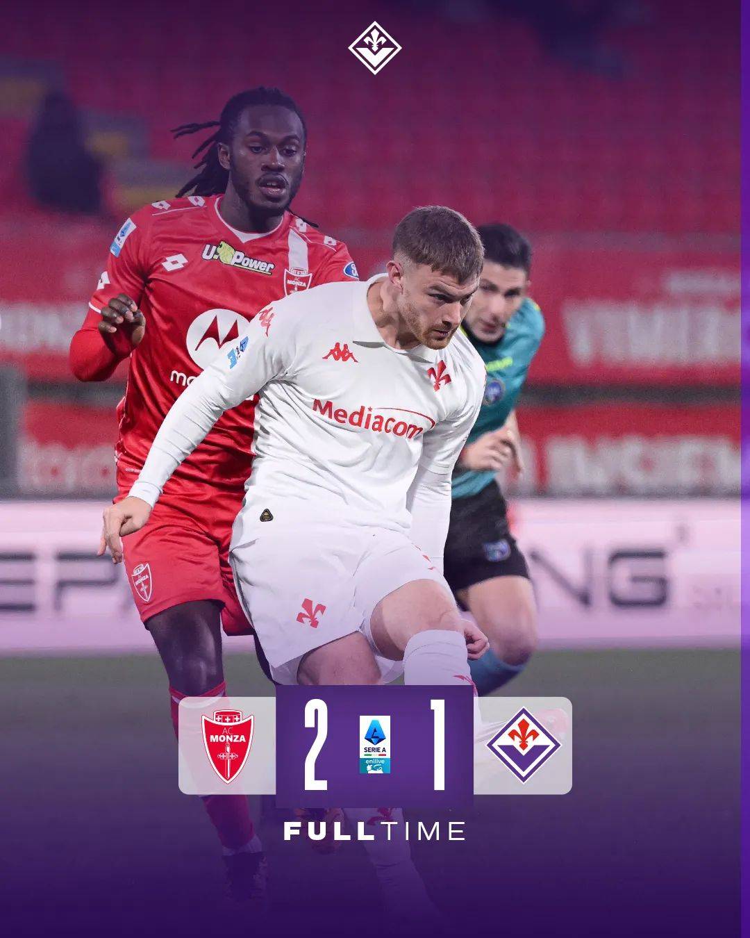 关于佛罗伦萨负于对手，遭遇两连败的信息