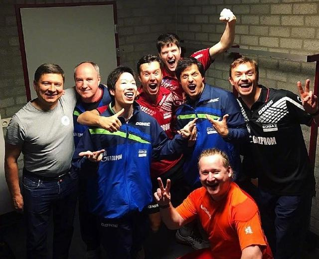 奥地利队绝杀瑞典队，张继科带队取胜